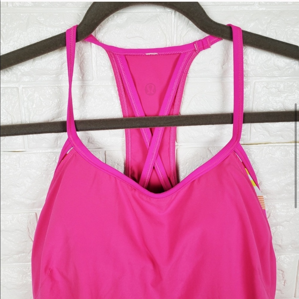 💕SALE💕 Lululemon Pink New Amped Tank - Picture 5 of 9